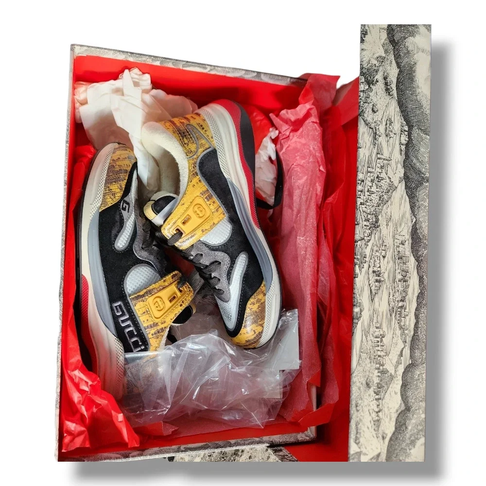 Gucci Ultrapace Sneaker with Yellow and Black Accents Men's Size 5 (Gucci)